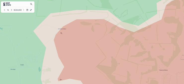 Ситуация вблизи Катериновки