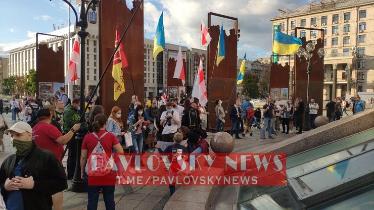 протестующие на майдане