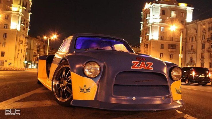 гоночный Запорожец, тюнинг горбатого Запорожца, тюнинг Запорожца, тюнинг ЗАЗ, самый быстрый Запорожец