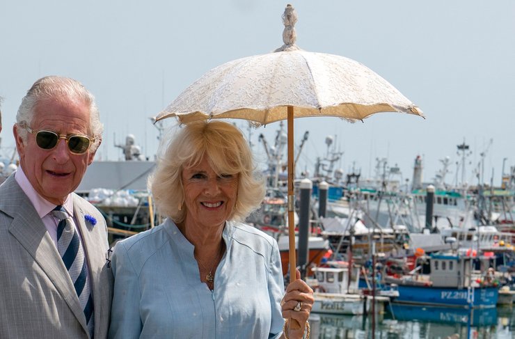 Король Карл III и леди Камилла