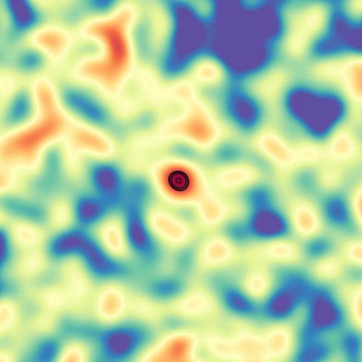 радиосигнал из далекой галактики