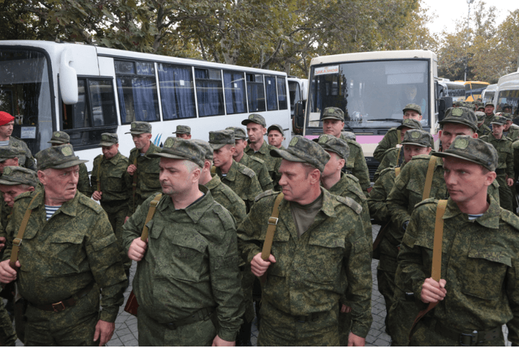 мобилизация в РФ, россия военные,  мобилизованные, мобилизованные в украину