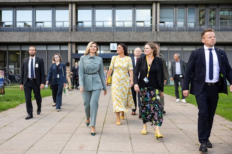 Володимир Зеленський, королева Данії, королева Маргрете, Олена Зеленська