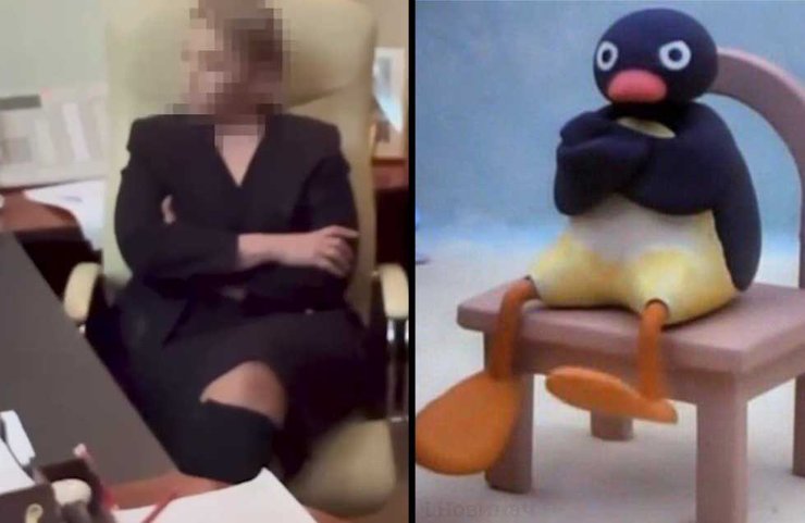 Поза Юлии Тимошенко на кадрах НАБУ