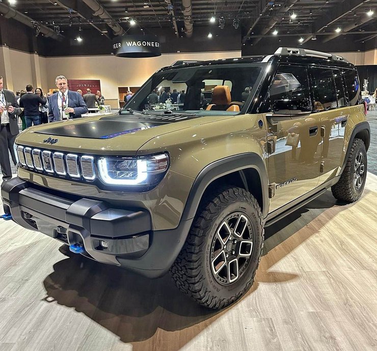 Электромобиль Jeep, Jeep Wagoneer, Jeep Recon Moab 4xe, электромобили Jeep