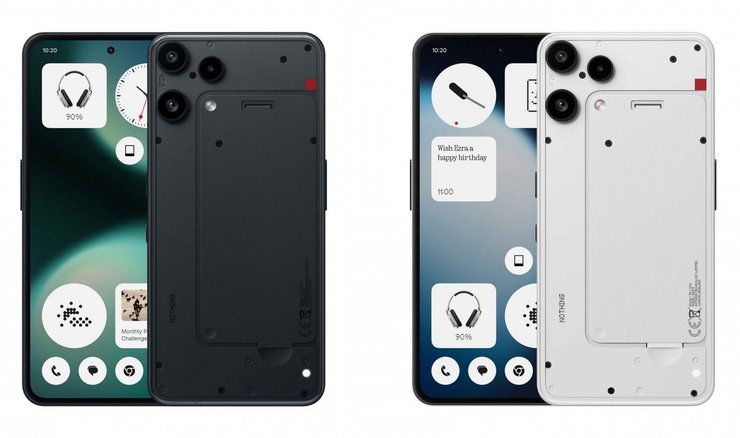 Nothing Phone (3a) Lite цвета смартфона