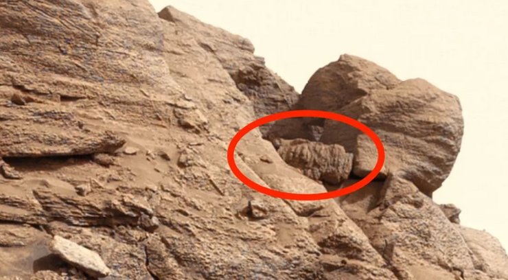 марс, статуя, инопланетяне