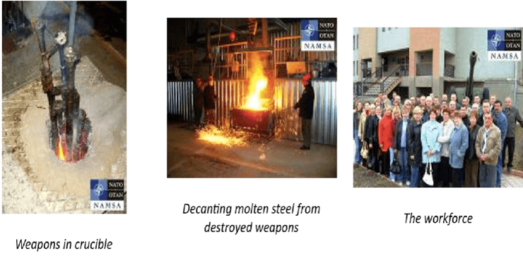 Разновидности уничтоженного оружия, их категории, количество и локации