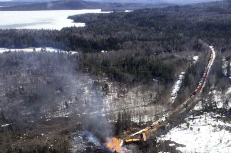 Бобри стали причиною катастрофи, що сталася в США в 2023 році, коли залізничні шляхи були розмиті