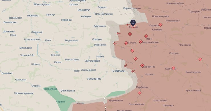 Военная ситуация на Гуляйпольском направлении