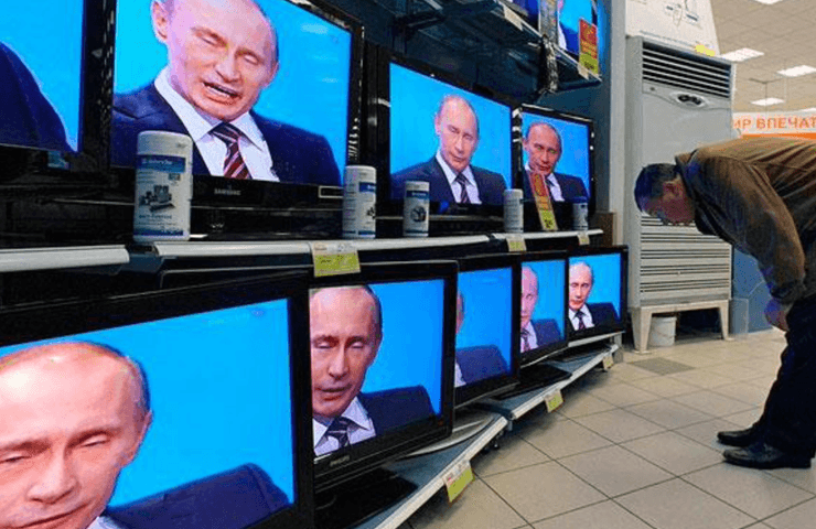 путин, телевизор
