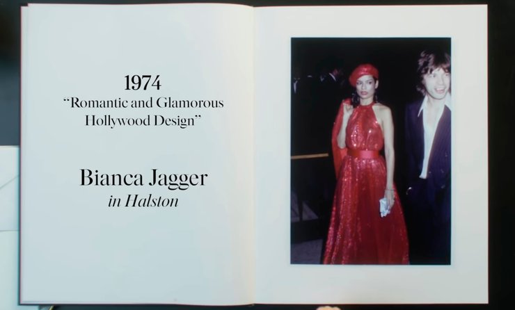 бьянка джаггер, мик джаггер, мет гала 1974