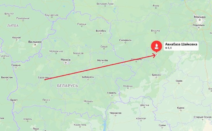 переброска авиации из беларуси