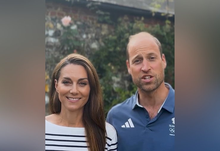 Кейт Миддлтон и принц Уильям записали обращение к участникам Олимпиады-2024