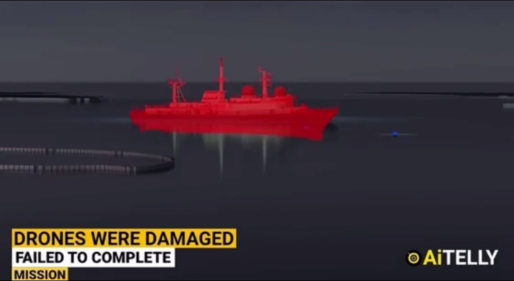 Уничтожение морского десантного корабля Новочеркасск