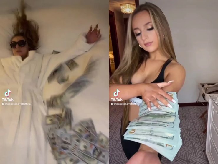 Миллионерша Изабелла Барретт, миллионерша, певица, звезда соцсетей, модельер, модель, знаменитость, модная жизнь
