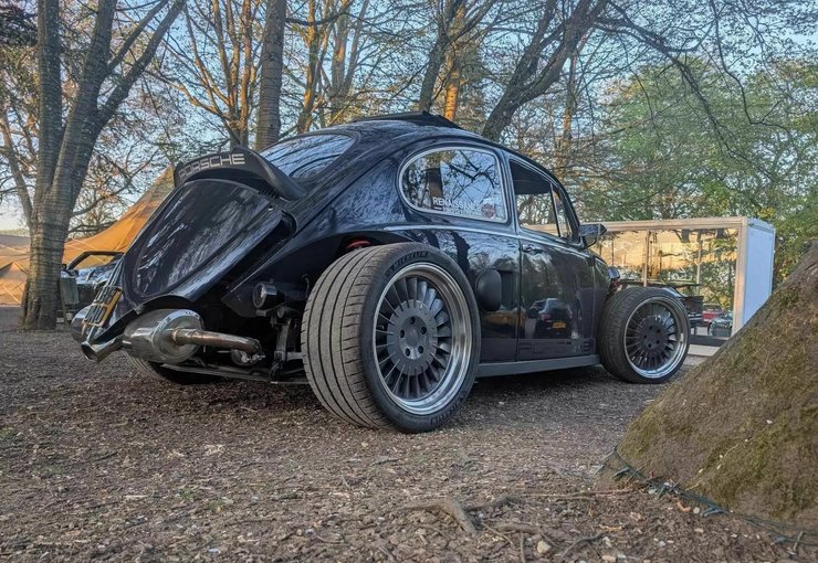 фольксваген жук, VW Beetle, Volkswagen Beetle, тюнинг Volkswagen, Porsche Boxster