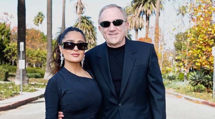 Сальма Хаєк з чоловіком