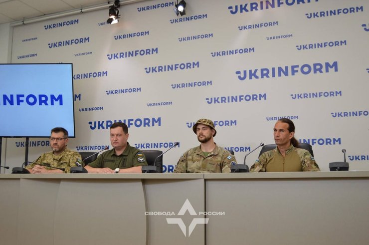 Бійці Легіону "Свобода Росії"