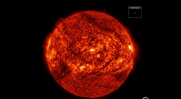 Солнце извержение