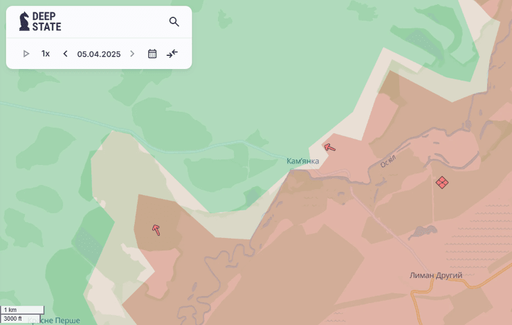 скриншот карты