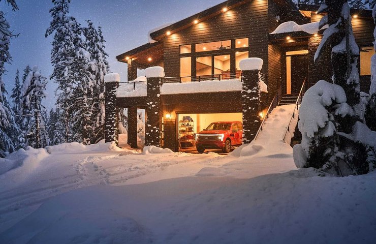 Пикап Ford F-150 Lightning, Ford F-150 Lightning, Пикап Ford F-150, электромобиль Ford F-150, электрокар Ford F-150