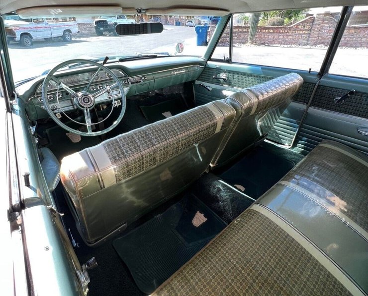 салон Ford Galaxie, Ford Galaxie 500, Ford Galaxie 1962, капсула времени