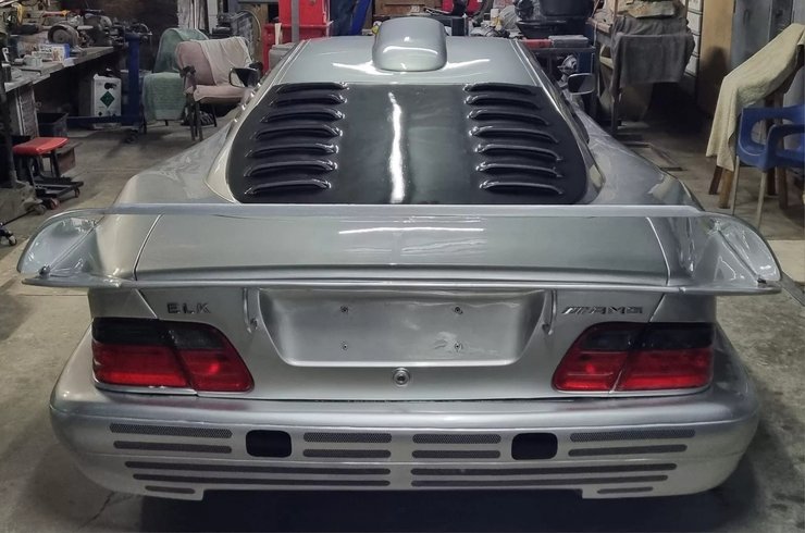 Mercedes CLK GTR, Mercedes-Benz CLK GTR, суперкар Mercedes, копия Mercedes