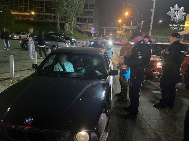 Дрифт у центрі Києва