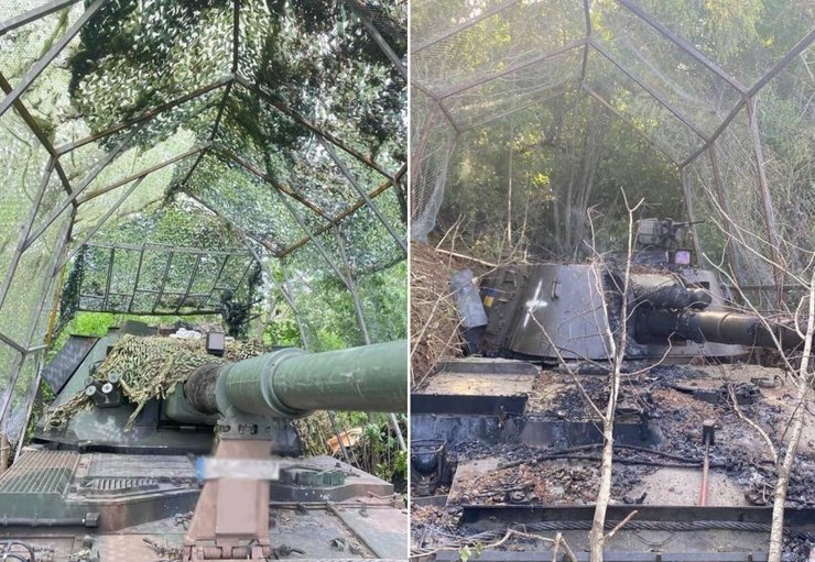 зліва – встановлена конструкція, справа – конструкція, що вже спіймала ланцет