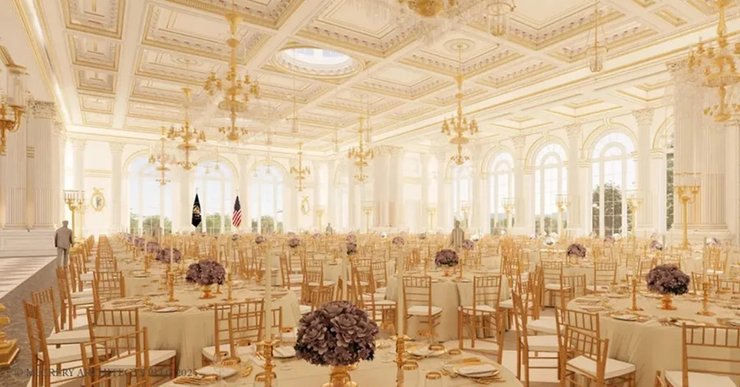 Белый дом бальный зал