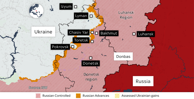 ВС РФ могут окружить Покровск и это поставит под угрозу другие города в Донецкой области