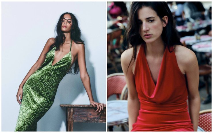 Платья с вырезом халтер платья, платья на новый год, платья на новый год