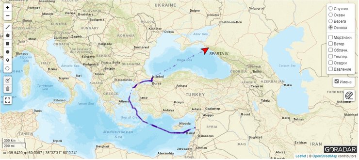 судно спарта 4