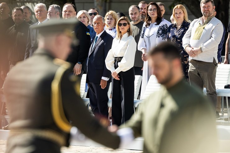 Олена Зеленська, Володимир Зеленський