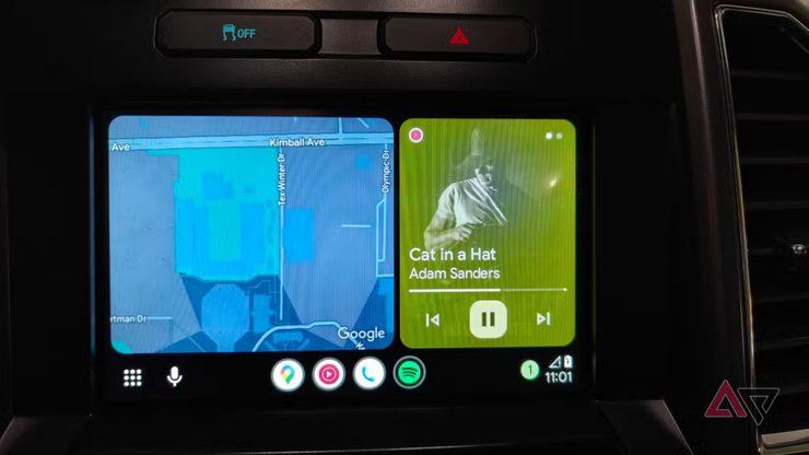Розділений екран Android Auto