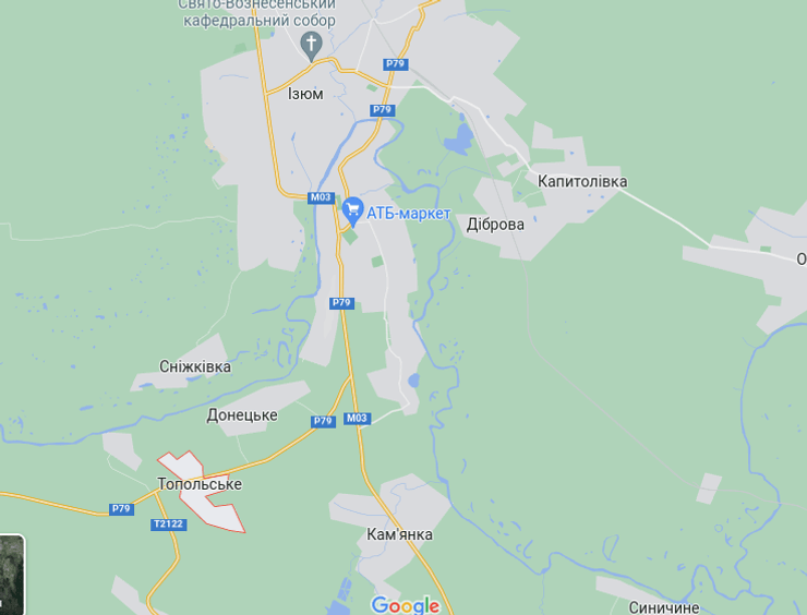 бои за изюм