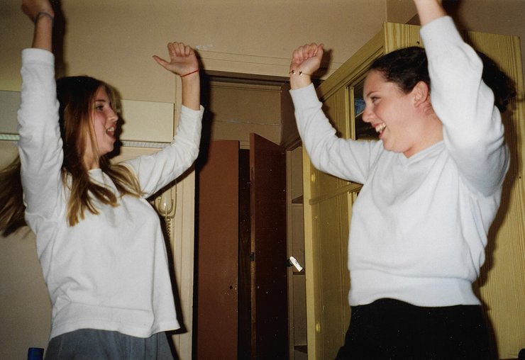 Лисандра Орстром и Иванка Трамп в детстве