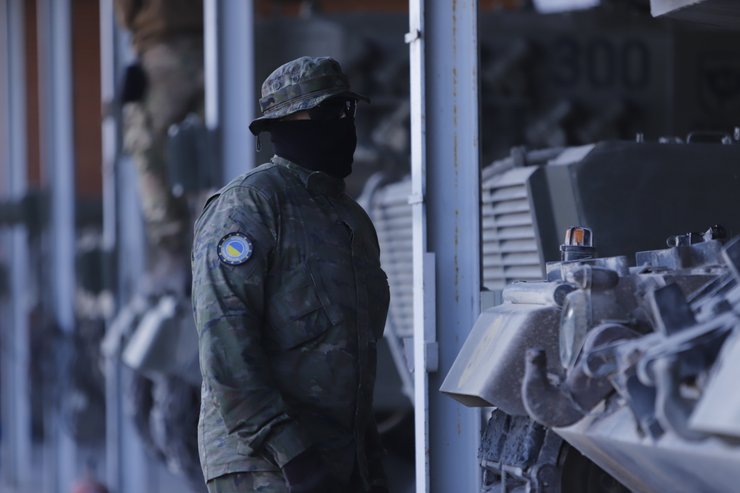 Іспанія, ЗСУ, навчання, танк, Leopard 2A4, фото