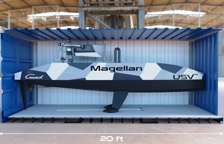 Морской дрон Magellan, безэкипажный катер Magellan