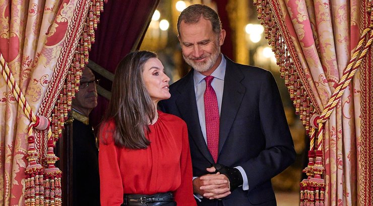 королева Летиция, король Фелипе, король Испании