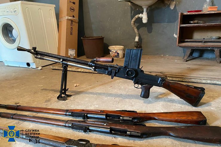 Изъятое СБУ оружие