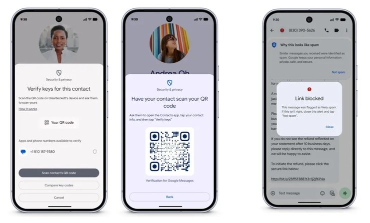 google messages функції захист від спаму верифікація повідомлення