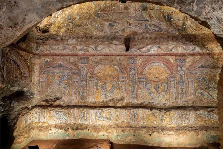 Давньоримський дім, Резиденції римської еліти, Розкопки на Палатинському пагорбі, Римські археологічні знахідки, Археологічний парк Колізей, Римське мозаїчне мистецтво