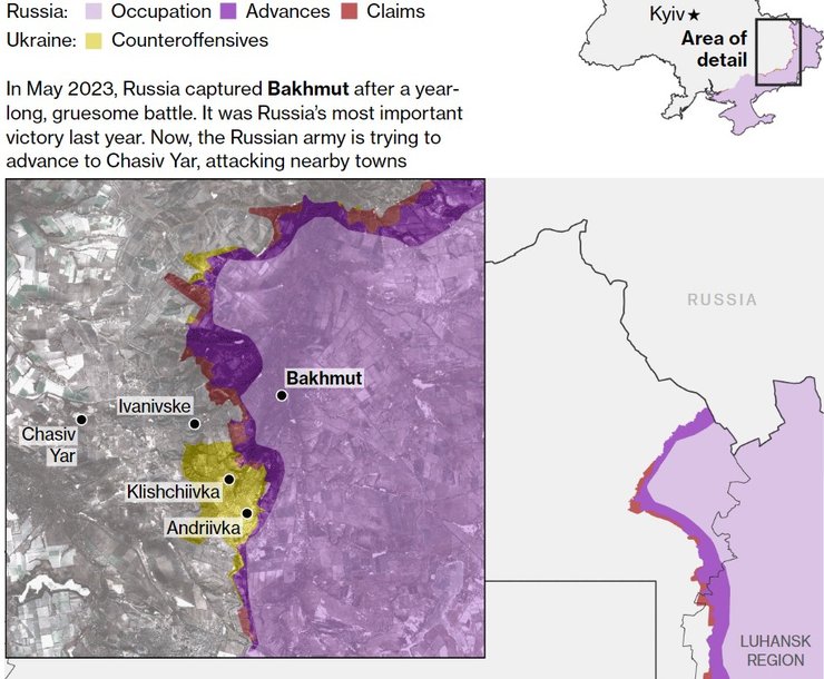 боевые действия Бахмут