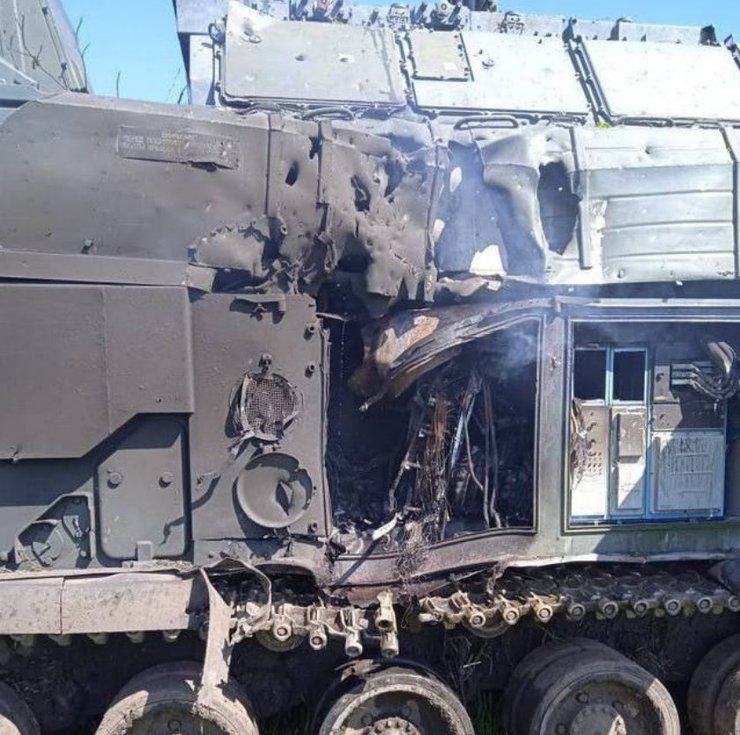 Ракета AGM-88 HARM влучила в ЗРК ТОР ЗС РФ