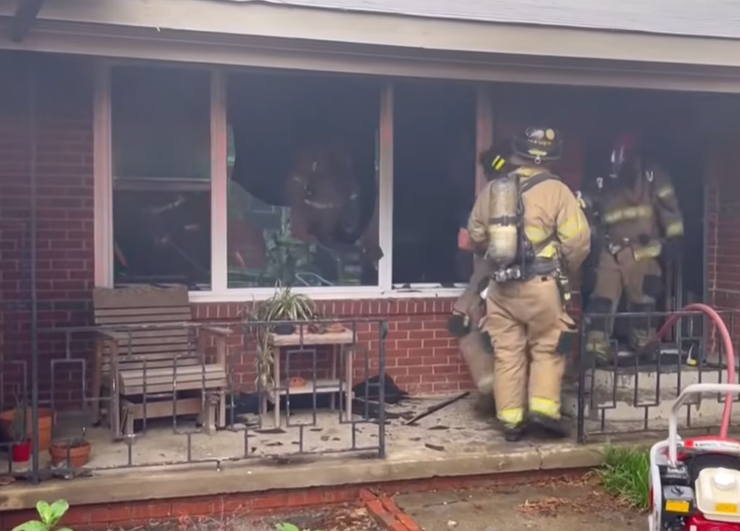 Собака подожгла дом в США, пес начал жевать аккумулятор и вызвал пожар, огонь в доме