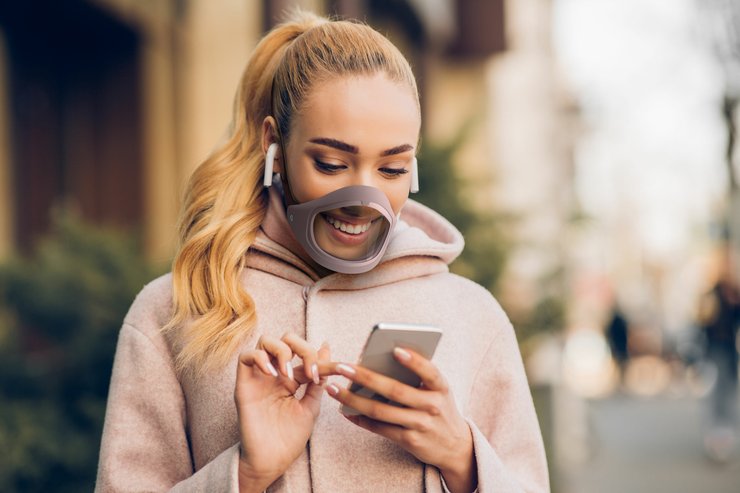 смарт-маска, тренди, чисте повітря, вугільний фільтр