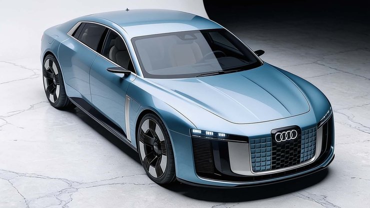 Рендер автомобиля Audi A8