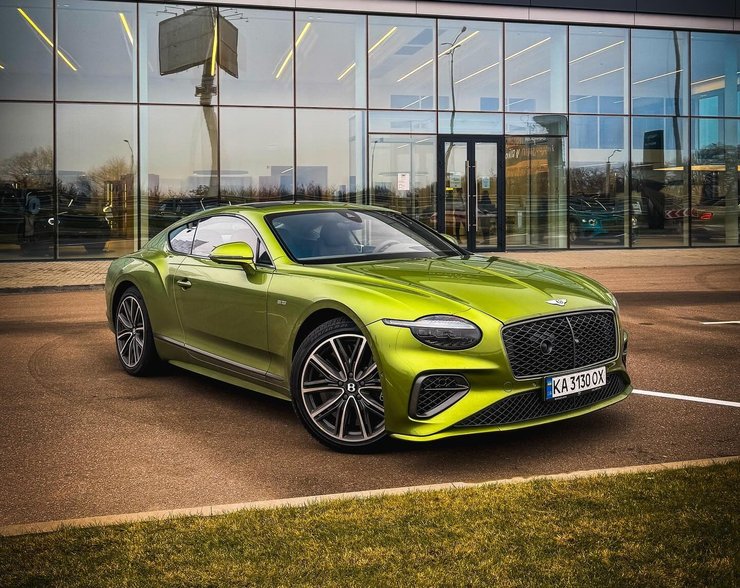 Bentley Continental GT 2025, елітні авто, найдорожчі авто в Україні